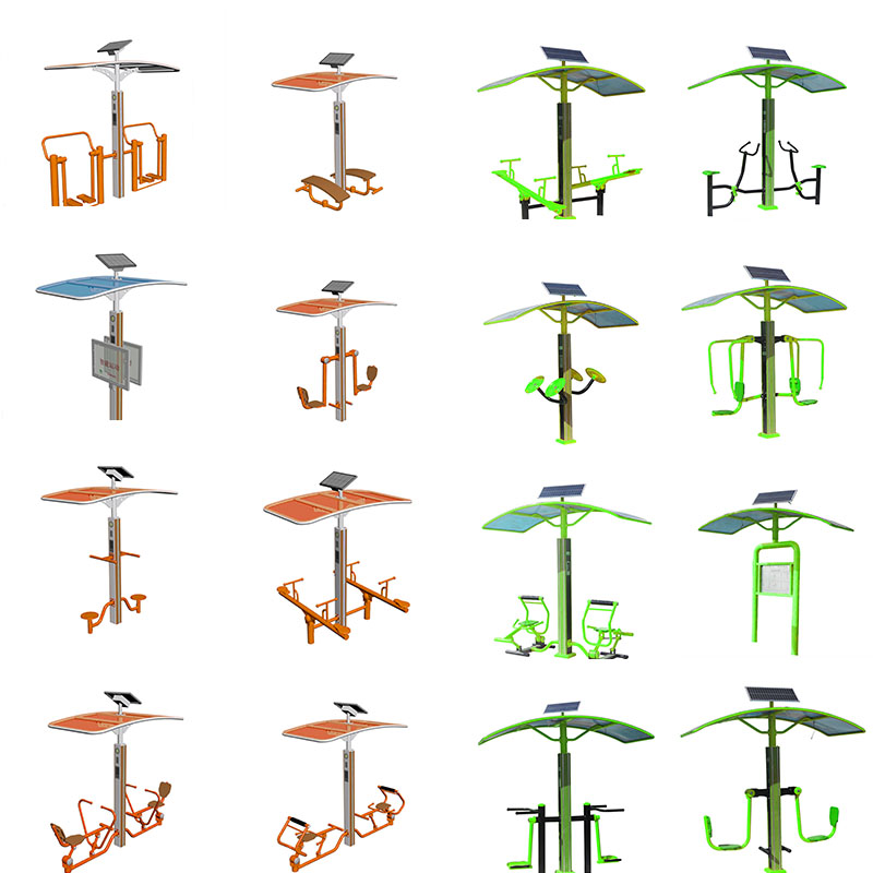 智能双位背部按摩器 - ballbet贝博官网校园健身路径设备